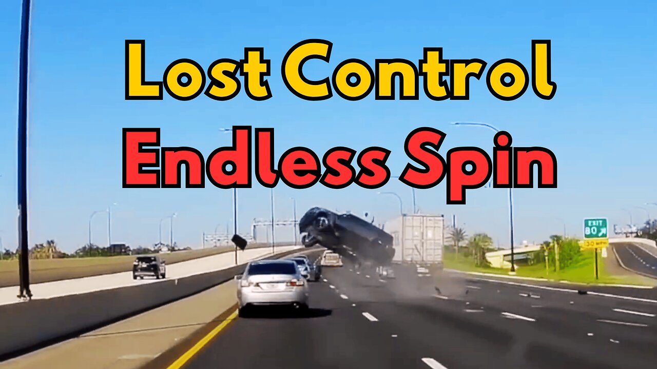 Dashcam: Car Spins Out of Control on the Highway | Crash Pulse
