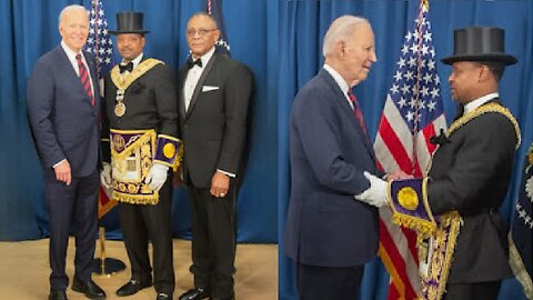 Joe Biden from Catholic to Black Master Mason Freemason (Real and Confirmed)