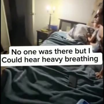 A mother and her son were resting quietly in their room when something strange happened.