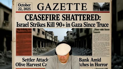 News 22nf of october 2025 Gaza Ceasefire Breakdown
