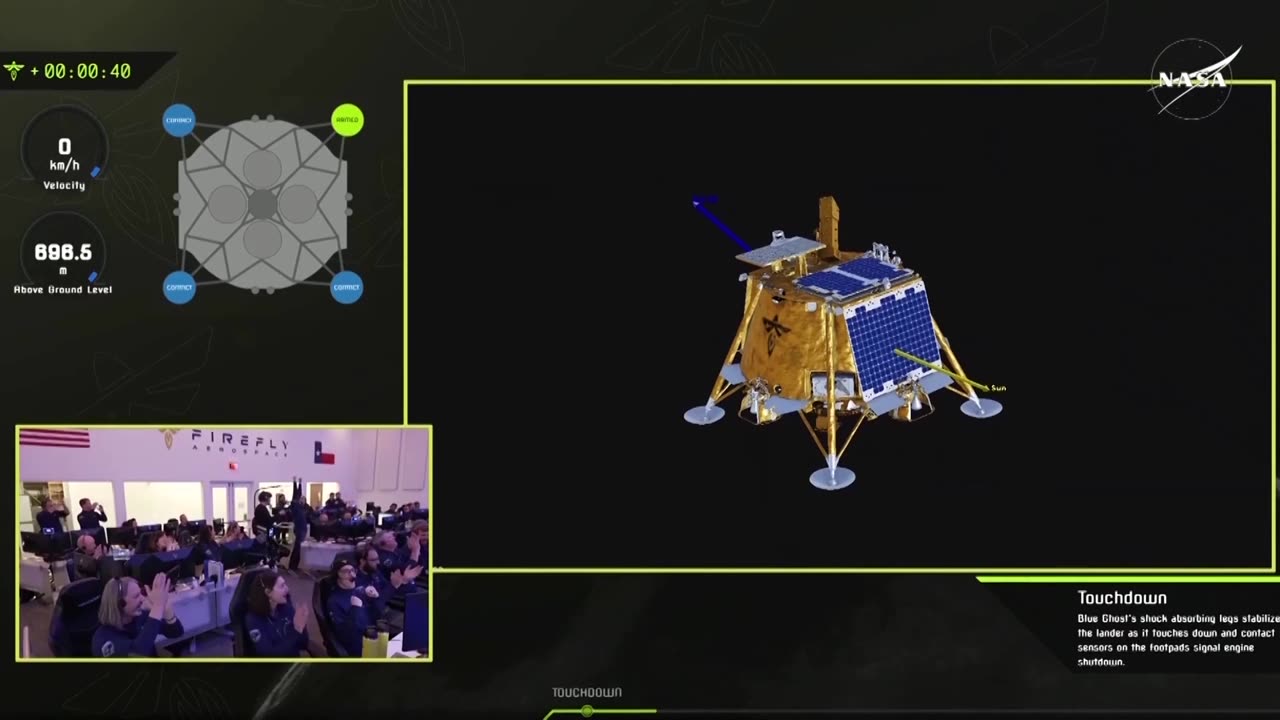 US firm Firefly makes its first moon landing with Blue Ghost