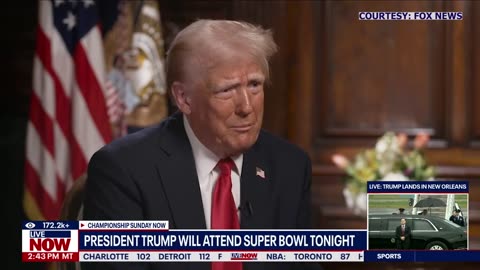 President Trump's Pre Super Bowl Interview With Fox New's Bret Baier, February 9th, 2025