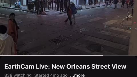 Wow. These cops on Bourbon Street went flying on foot when the call came in.