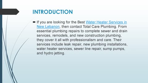 Best Water Heater Services in New Lebanon