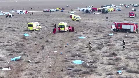 Video shows deadly Kazakh plane crash, survivors pulled from wreck