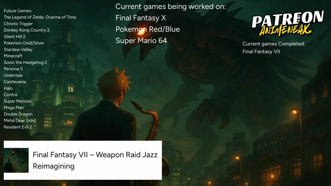 🎷 24/7 Video Game Jazz | Relaxing Jazz Reimaginings of Iconic Game Soundtracks 🎮🎶
