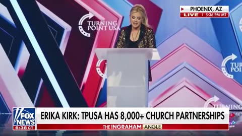 Erika Kirk Vows To Get JD Vance Elected President in 2028