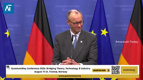 Germany’s Merz Backs €90B Ukraine Loan, EU–MERCOSUR Deal After Summit | Amaravati Today