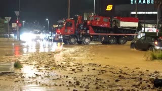 At least two dead in floods as rainstorms pound Greece: officials