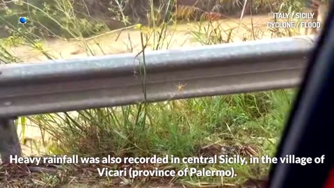 Un puissant cyclone frappe l'Italie la Sicile est touchée