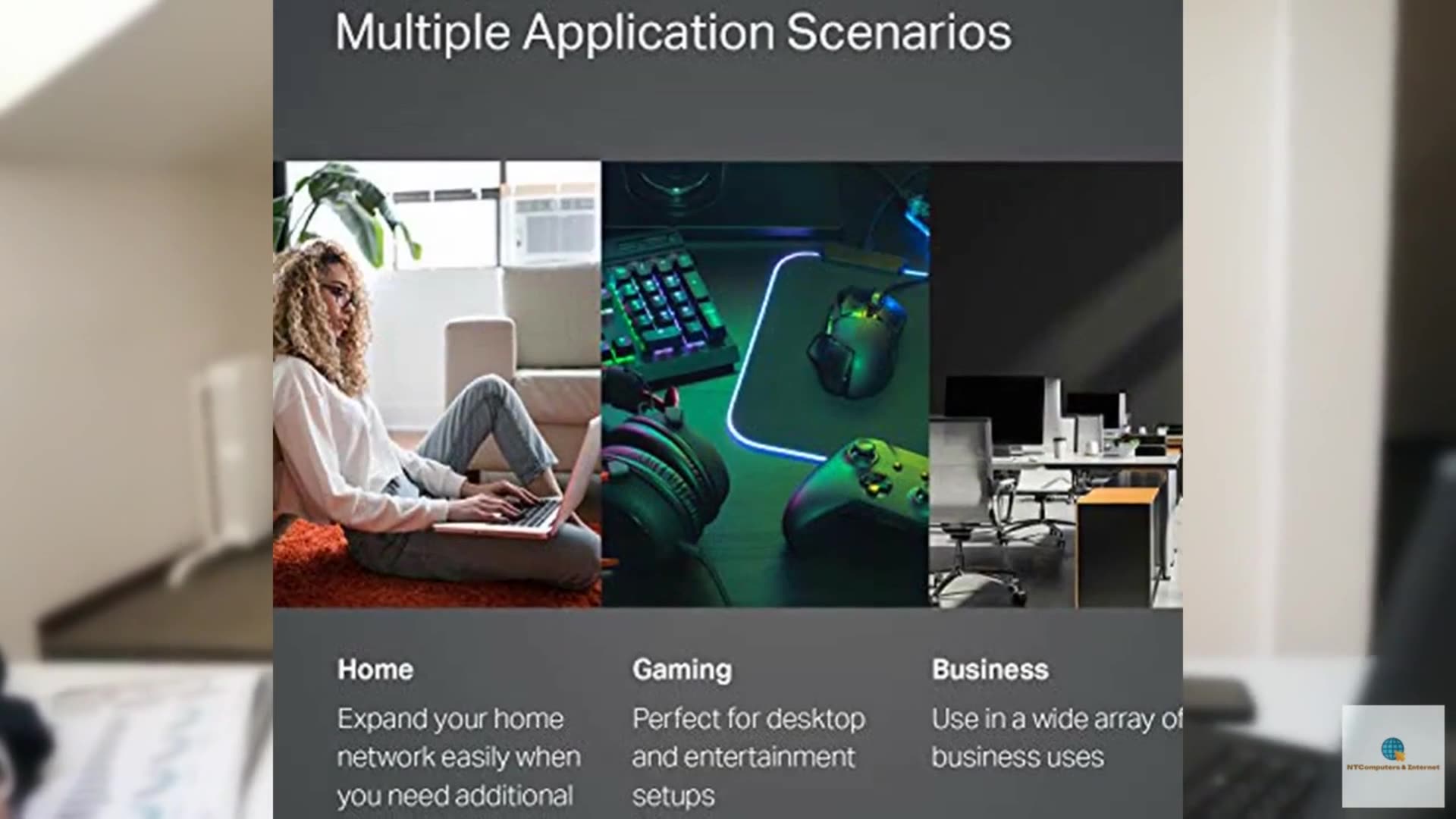 TP-Link 8 Port Gigabit Ethernet Network Switch - Ethernet Splitter | Plug & Play