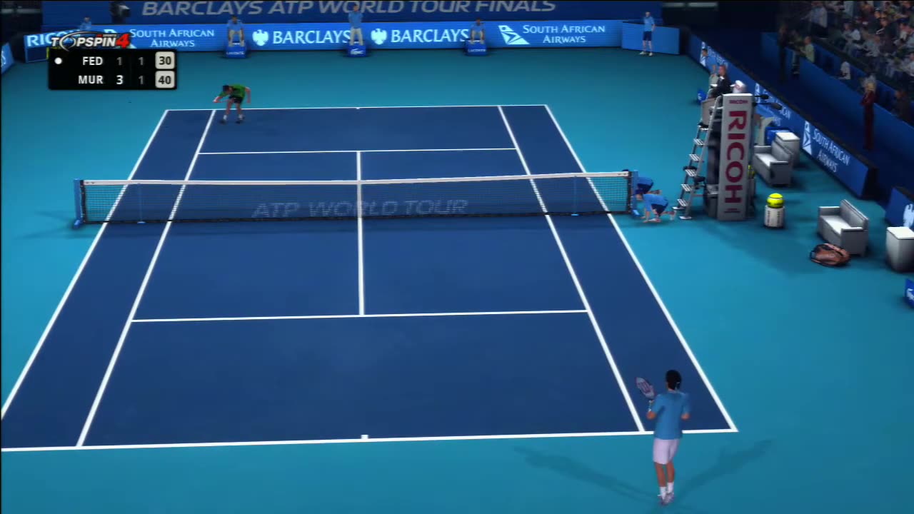 Top Spin 2K25 Online #24 Federer vs Agassi Former Rank 3 Player