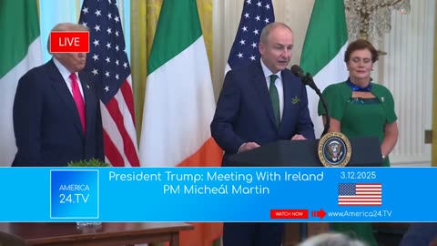 From Dublin to D.C Trump Welcomes Taoiseach and Receives The Shamrock