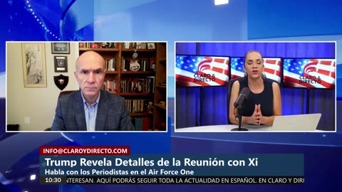 EN ESPAÑOL:Trump desde el Air Force One: Revela Todo sobre la reunión histórica con Xi Jinping