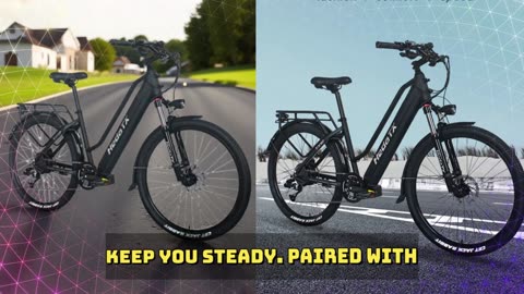 HedaTX TX10 Adult Electric Bike 1000W Motor 48V 19.2Ah Battery 27.5 Inch City Electric Bike