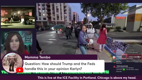 LIVE ANTIFA PROTEST / RIOT COVERAGE PORTLAND ICE DEPORTATION FACILITY