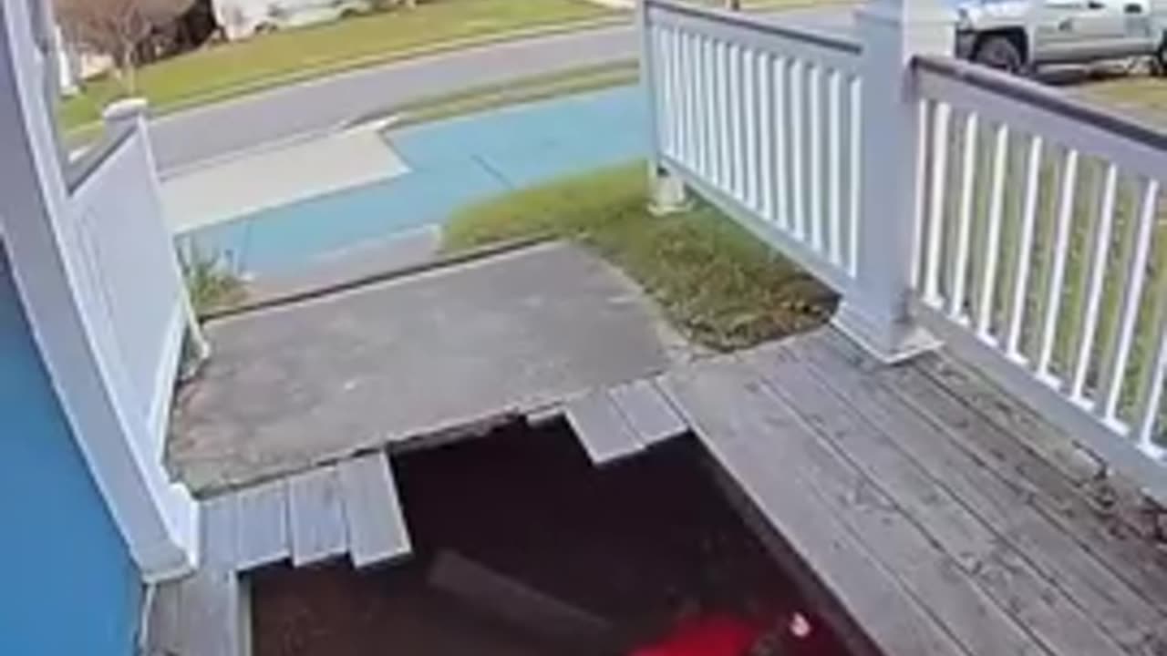 YOUR DELIVERY IS HERE [BUT YOUR PORCH IS GONE