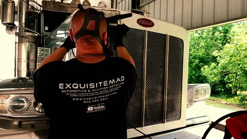 Detailing, Ceramic Coating and Polishing the Metal on a Fleet of Peterbilts in Alexanderia LA