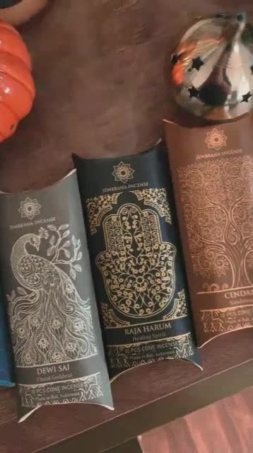 Aromatic Jembrana Bali Cone Incense - 60 Assorted Premium Incense Cones