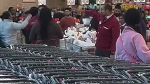 Women accused of stealing meat fighting with checkout workers in Boston