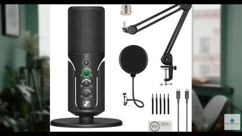 Sennheiser Profile USB Condenser Microphone with Desktop Stand Bundled with Micr