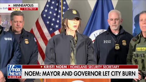 Noem Describes Moment ICE Agents Confronted Leftist Agitator in Minneapolis Before Fatal Shooting