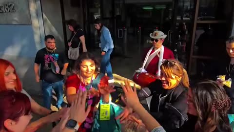 Harinam Sankirtan in Santiago, Chile October 2025
