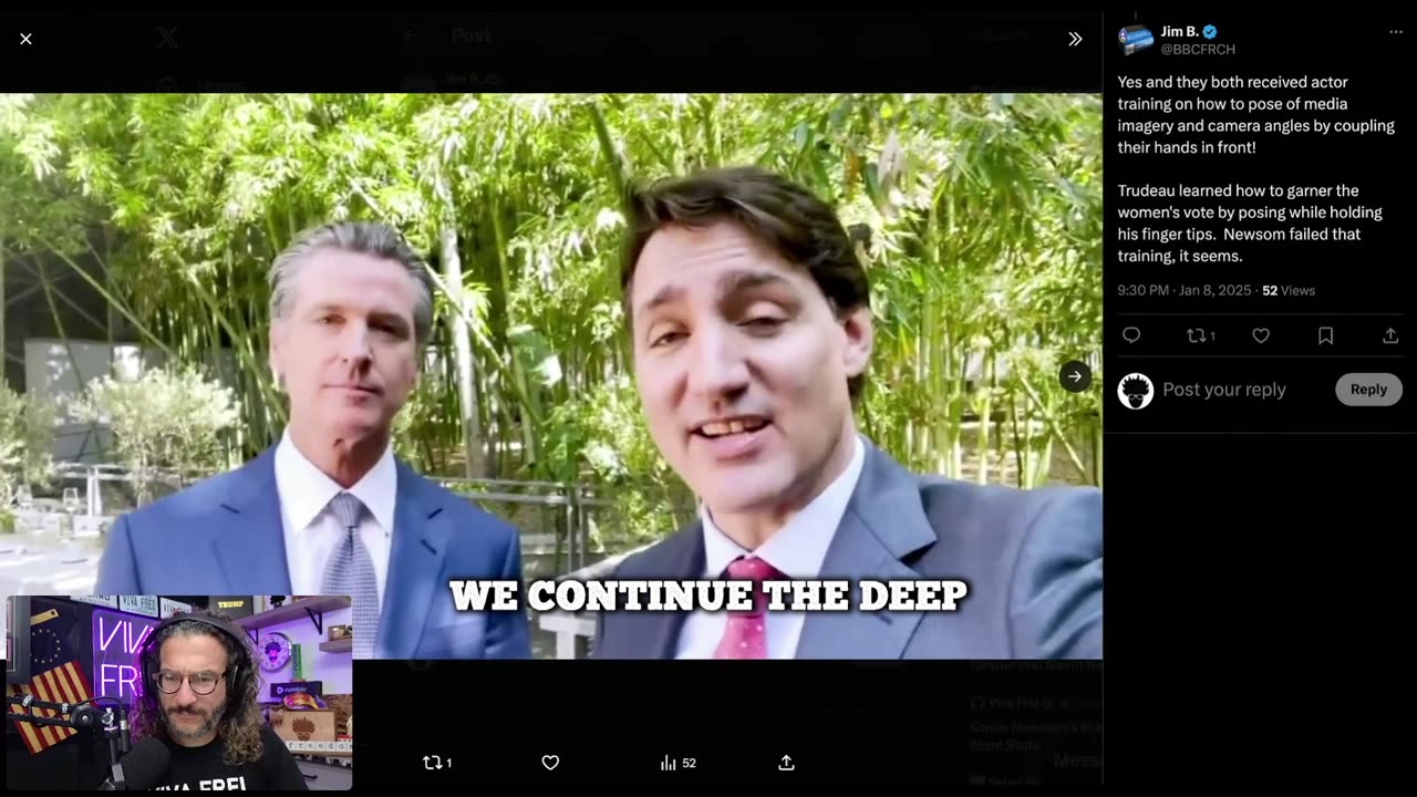 NEWSCUM EFFECT! Newsom & Trudeau Are SATANIC TWIN BROTHERS! Just Kidding. But They Are Both AWFUL!