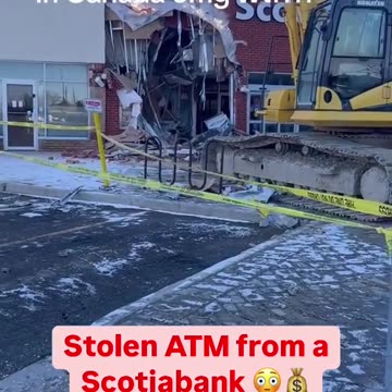 Stolen ATM from a Scotiabank!