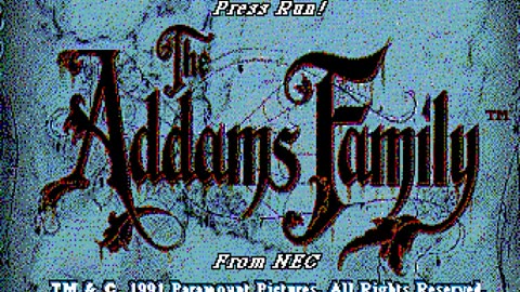 PC Engine Longplay 253 The Addams Family