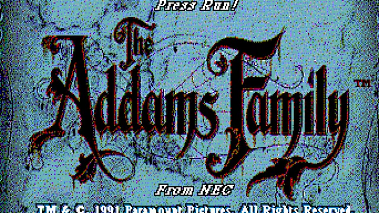 PC Engine Longplay 253 The Addams Family