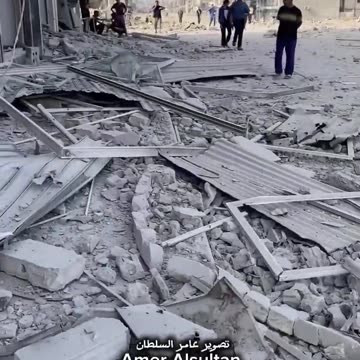 This is now from Gaza City, Al Jalaa Street