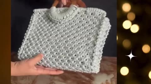 sac macramé