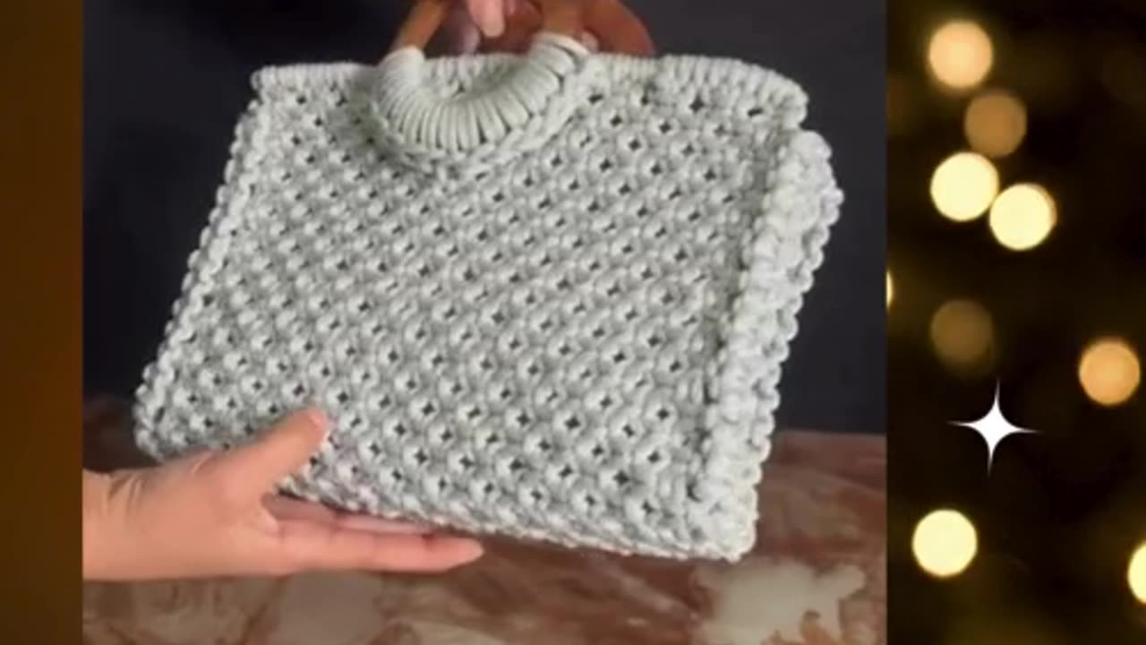 sac macramé