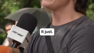 Liberal woman says she’s MORE scared of the American flag, than the Nazl flag.