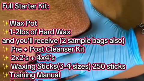 @bleureignskin Bikini Waxing Using Sexy Smooth Hypnotic Purple Seduction Hard Wax Tutorial