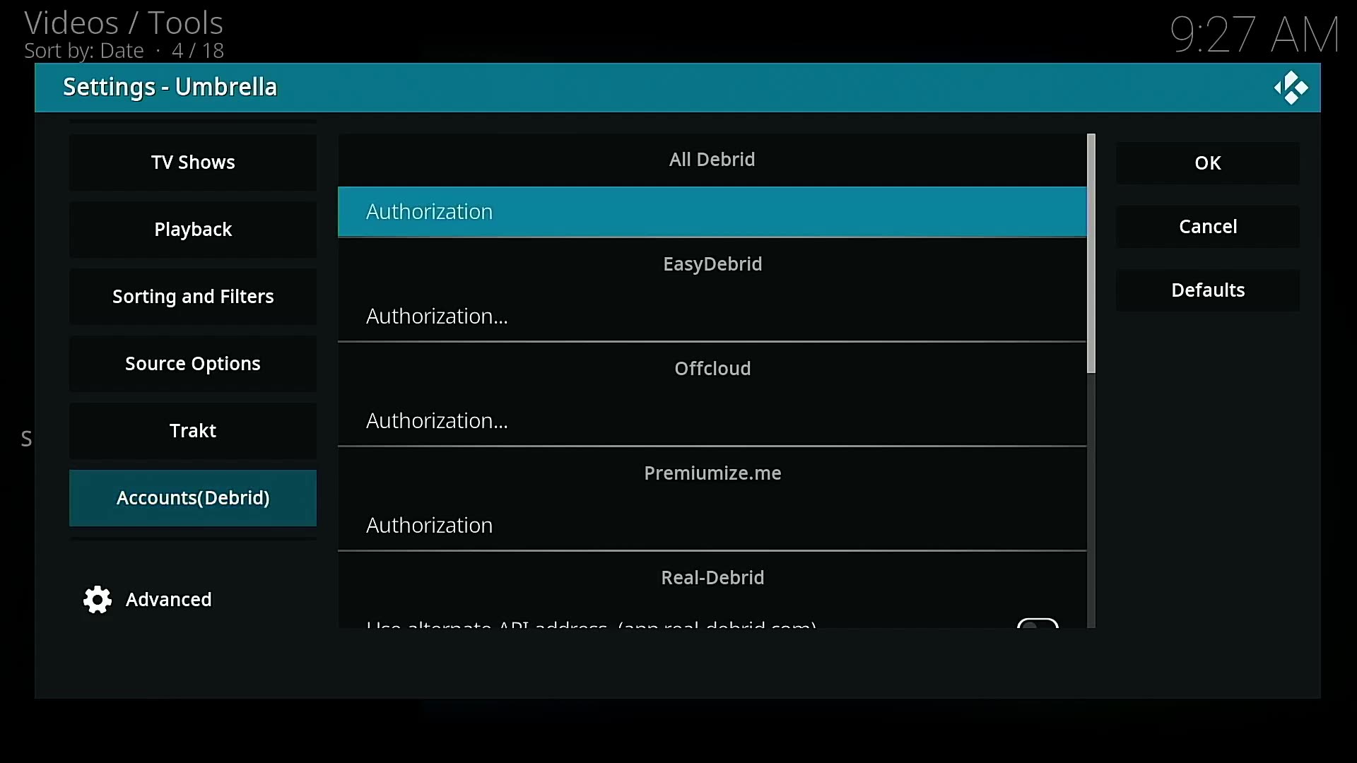 TorBox Kodi POV & Umbrella Setup