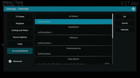 TorBox Kodi POV & Umbrella Setup