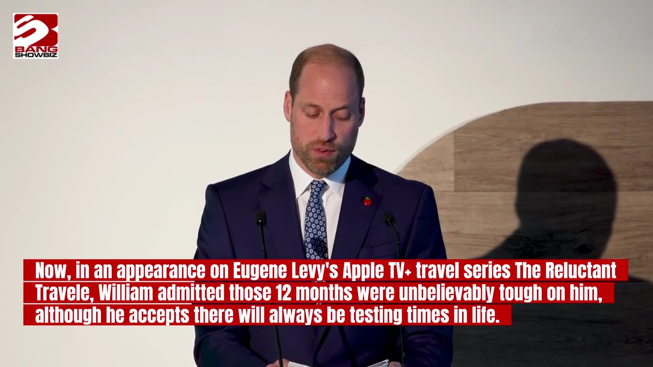 Prince William admitted to Eugene Levy that 2024 was the 'hardest year' of his life
