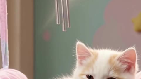 Swinging Kitty Fun! 😺🛝 | Adorable Cat on a Swing #Shorts #CuteCats #CatOnSwing #KittenFun #CatShorts