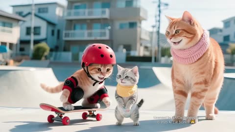 Tiger-Hat Kitten’s Heartwarming Kindness Day—Rescues Lost Duckling & Helps Sweep Leaves