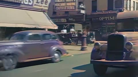 New York 1945: Street Scenes in Color