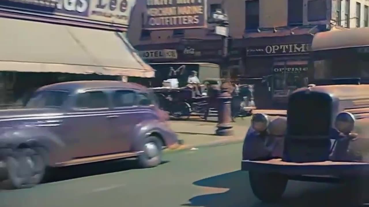 New York 1945: Street Scenes in Color