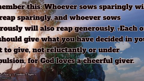The Book of 2 Corinthians Chapter 9