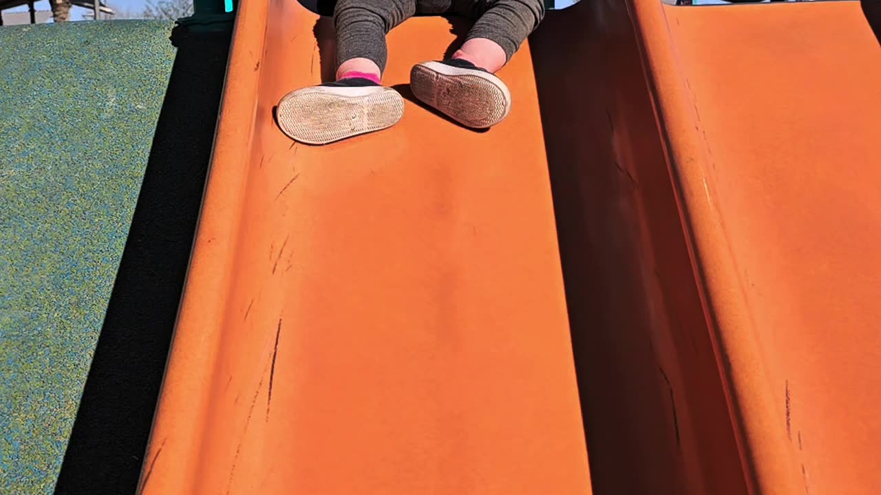 Slide Fun with Lily❤️❤️