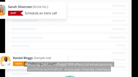 OnePageCRM vs Less Annoying CRM | Best Simple CRM for Small Businesses