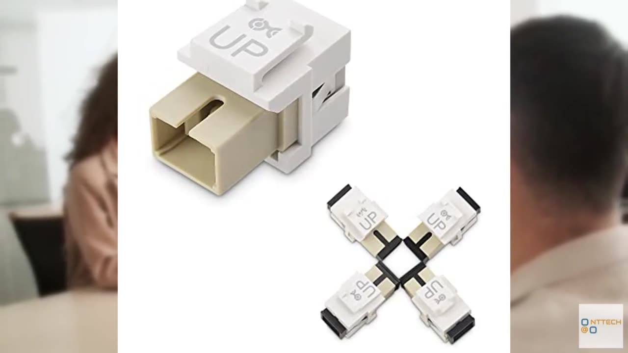 Cable Matters 4-Pack SC UPC Simplex Fiber Optic Keystone Coupler Jack, OM1/OM2/O