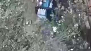 The cemetery of Ukrainian Armed Forces equipment
