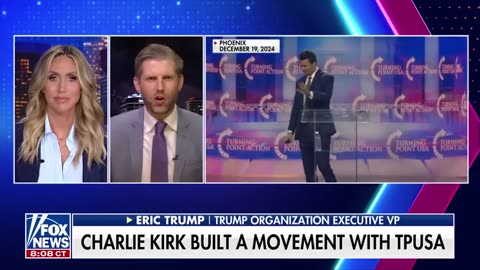 Charlie Kirk will never be forgotten: Eric Trump