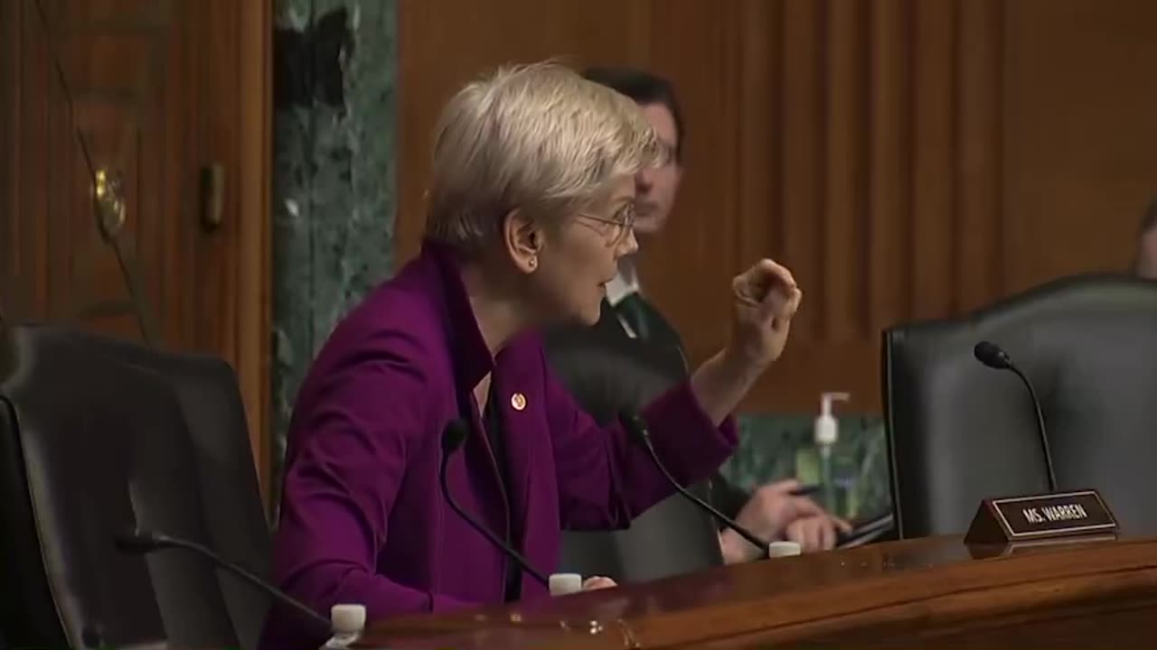 She is lying
